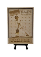 5x7 inch, Birchwood All Star Card, Player Award, All Star Game, Personalized with Player Image and Info, One-Of-A-Kind, First Place Collectibles
