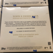 2020 Topps x Derek Jeter, 4x Factory Sealed Boxes, LIMITED Print Run: 9768