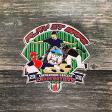 Play It Safe! Limited-Edition. Cooperstown Trading Pins. 2020 Canceled. Because baseball trading pins are an essential part of the Cooperstown experience, we are remembering the season that never was with a commemorative set of CORONAVIRUS CANCELED COOPERSTOWN pins. These oversized 2.5" PINS feature a BOBBLE and GLITTER, as well as a reminder that we must make adjustments in order to succeed, in life just like in baseball.