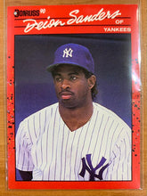 Deion Sanders 1990 Donruss Rookie Card #427 ERROR Card