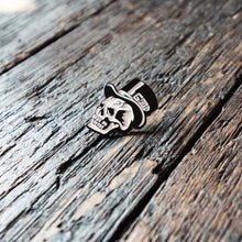 Skull Pin, Art Pin, lapel pin, pin collector, first place pins, jake houvenagle, gutter skulls, good, good pin